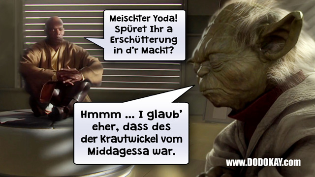 Dodokay Star Wars Yoda Mace Windu Krautwickel