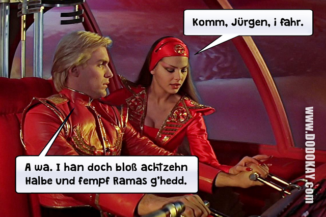 Dodokay Flash Gordon Taxi Heimfahren Rama