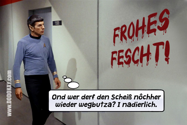 Dodokay Mr. Spock Enterprise Star Trek Weihnachten