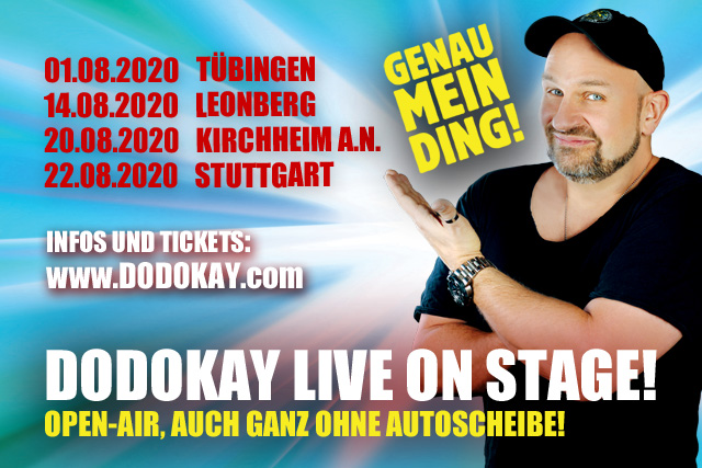 Dodokay live genau mein Ding Sommer 2020