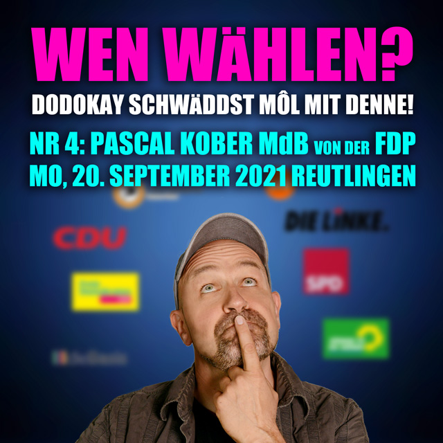 Dodokay Bundestagswahl Gespräch Gespräche Pascal Kober MdB FDP