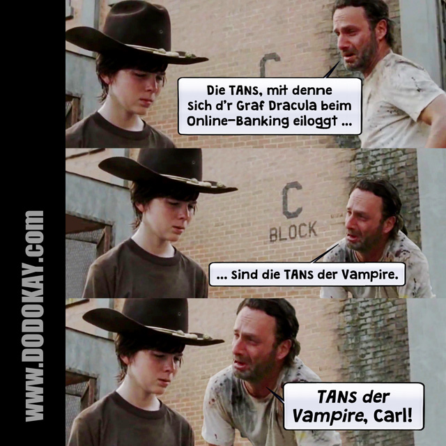 Dodokay Walking Dead Meme TANs der Vampire Tanz