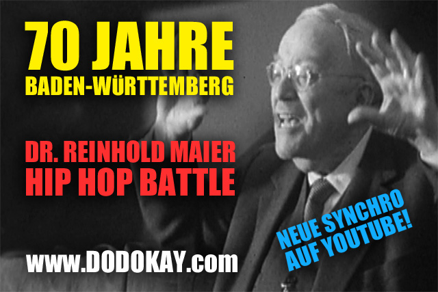 Dodokay 70 Jahre Baden-Württemberg Dr. Reinhold Maier