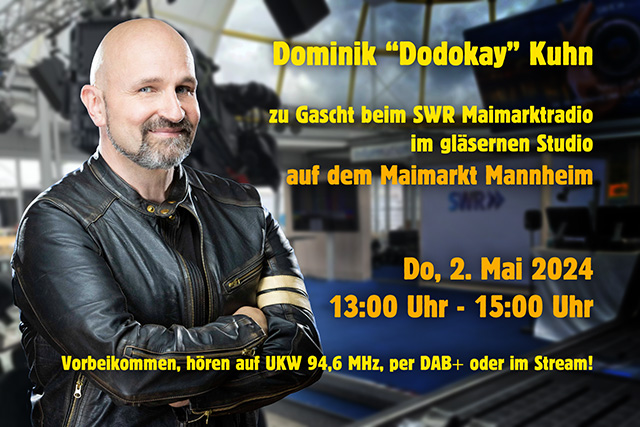 Dodokay Dominik Kuhn SWR Maimarktradio Gläsernes Studio