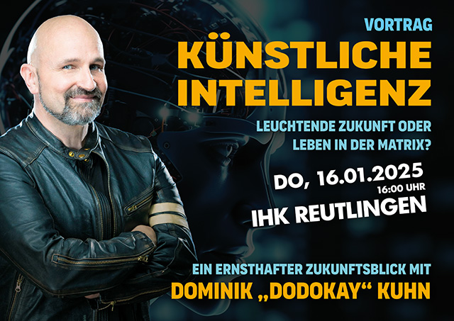 Dominik Kuhn Vortrag Künstliche Intelligenz Reutlingen IHK